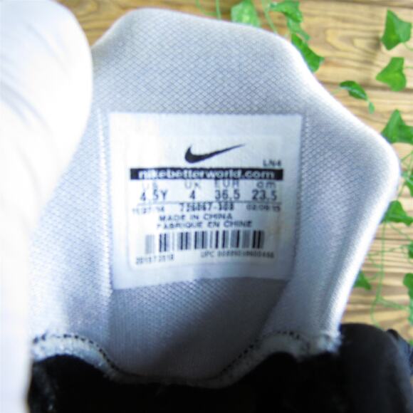 Nike Sneaker Kobe Brant X10 Boys Y 4.5 Medium Athletic Green‎ Synthetic Lace Up - Picture 5 of 7